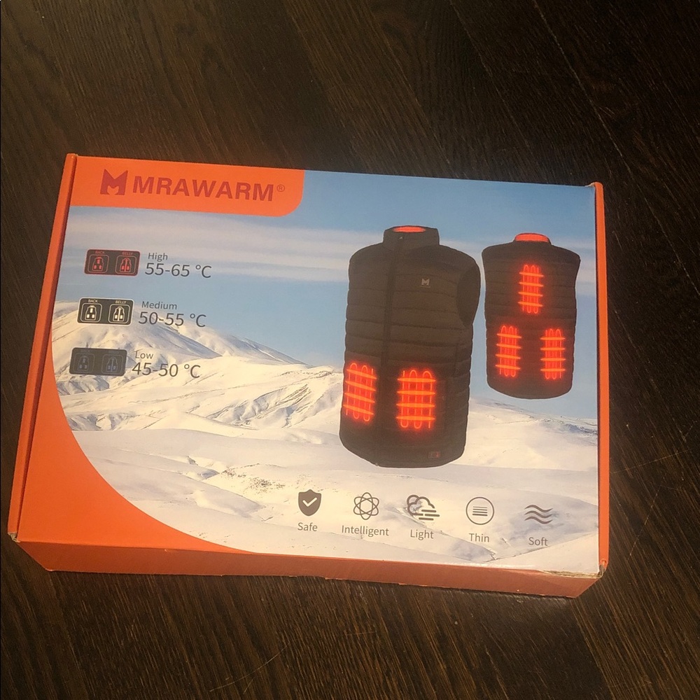Warm Heated Vest - Black